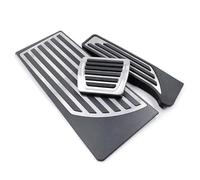 3 Piezas de reposapiés de Coche, Freno, Acelerador, Cubierta Protectora para Pedales LHD para Alfa Romeo Stelvio 2017, 2018, 2019, 2020, 2021, 2022 y 2023