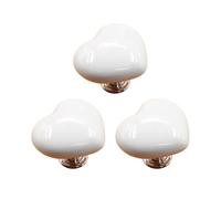 3 piezas de repuesto de ABS colorido en forma de corazón para botón de inodoro embellece tu botón de decoración de baño, repuesto de ABS colorido para un aspecto moderno