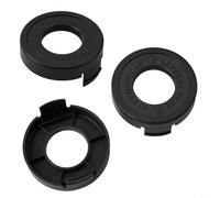 3 piezas de repuesto para ST4500 Trimmer Parts Carrete Cubiertas Nylon Line Feed Head Negro