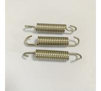 3 piezas de resortes de modificación de tubo de escape de motocicleta hechos de acero inoxidable 304