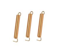 3 piezas de resortes de tensión for puente trémolo de guitarra eléctrica de hierro for accesorio de puente dorado
