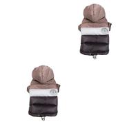 3 Piezas de Ropa de algodón para Mascotas, Ropa para Mascotas, Chaleco para Perros, Ropa Abrigada para Mascotas, Ropa Interior para Perros (A5x2pcs 41X30CMx2pcs)