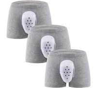 3 piezas de ropa interior de circuncisión de fimosis for adultos, después de la circuncisión, corte, cirugía, cuidado, protección, ropa interior de enfermería, reduce el dolor y la fricción, previene
