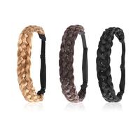 3 Piezas De Trenza De Cabello Trenzado, Trenza De Peluca, Trenza De Cabello Retro, Accesorios De Peinado, Accesorios Creativos Para El Cabello