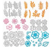 3 piezas de troqueles de corte para la tarjeta que hace, AIFUDA Flor de corte muere por la tarjeta que hace en relieve DIY muere cortador para álbum de recortes