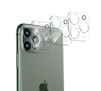 (3 piezas) de vidrio templado para lente de cámara de vidrio templado dureza 9H, compatible con iPhone 11 Pro 5.8 pulgadas de vidrio templado (adecuado para uso de la funda del teléfono) (nueva