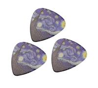 3 Piezas Delgadas Delgadas Medianas Y Pesadas Creativas Guitarra Estrellada Selección Instrumento Cuerda Plectrum Accesorios Guitarra Acústica Creación Guitarra Creativa
