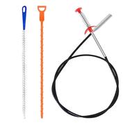 3 Piezas Desatascador Fregadero, Cepillo de Limpieza para Desagüe, Desatascador de Tuberias, para Desatascar Cabellos y Residuos en Desagües,Desatascador Fregadero para Limpieza de Cocina y Baño