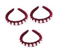 3 Piezas diadema de diadema turbante gomas para niñas tiara banda de pelo de aro de pelo salvaje sombrerería Corea del Sur Venda chica Accesorios para el cabello