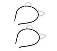 3 Piezas Diadema de Orejas de Gato Cristal y Aleación, Negra | Brillo Llamativo, Uso Diario y Fiestas Temáticas, Diseño Ligero, Estilo Elegante y Versátil