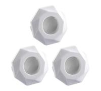 3 piezas elegantes cubiertas de desbordamiento para lavabos que garantizan ordenar el baño, el medio ambiente, los suministros de cocina, accesorios de baño público