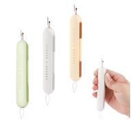 3 Piezas Enebradores de Agujas de Coser Portátil, 2 en 1 Enhebrador de Costuras Unidades de Agujas de Coser Multifunción Separador de Costuras para Costura Manualidades Punto de Cruz Acolchado