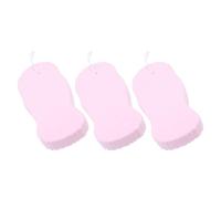 3 Piezas Esponja de Baño Pva Rosa para Pequeños, Exfoliante | Ligera y Portátil, Uso en Viaje y Baño, Limpieza Corporal Delicada Gran Poder de Fregado