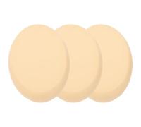 3 Piezas Esponja de Maquillaje Ovalada, Delicada | Poliuretano Hidrofílico, Aplicación Delicada y Acabado Natural, para Kit Profesional y Uso Diario