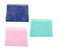 3 Piezas Esponjas Exfoliantes Corporales para Ducha Estropajos Compacto y Lavable y Efectivos para Limpiar Disponibles Colores