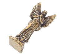 3 Piezas Estatua Ángel Orando Guardián Navideña Escultura Latón