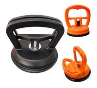 3 Piezas Extractor Abolladuras Coche, Ventosas Cristal Potente para Vidrio, Pantalla y Azulejos, Ventosa Reparación para Elevar y Transportar Objetos Pesados Difícil Agarre (Negro+Naranjas)