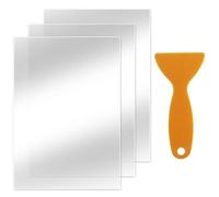 3 Piezas FEP Film 3D Printer Accessories,140 x 200 mm FEP Release Liner Filme con Pequeña pala amarilla,3D Impresora Accesorios Piezas Repuesto,Impresora Resina Repuesto