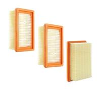 3 Piezas Filtro Aspiradora para Karcher Kit,Filtro de Recambio para Aspiradoras Multifunción para Karcher WD4, WD5, WD6, MV4, MV5, MV6 para Aspiradoras para Karcher