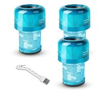 3 Piezas Filtro para Dyson V12 Detect Slim Absolute Extra/Total Clean/Fluffy aspiradora, Repuesto #971517-01, Hepa Filtros de Repuesto Accesorios, con 1 Cepillo de Limpieza