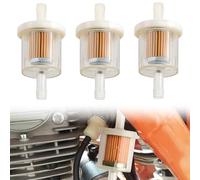 3 Piezas Filtros Gasolina moto 8 mm, Filtro de Combustible Universal, Alta Precisión de Filtrado, Filtro de óxido de hierro, para Motor, Motocicleta, Scooter, Tractor filtro gasolina moto