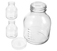 3 Piezas Frasco de Cultivo para Hongos 650ml de Vidrio Tapa