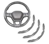 3 Piezas Funda para Volante para Nissan Rogue S SV SL Platinum 2021 2022 2023 2024 2025 2026, Antideslizante Funda Volante Protector Coche Interior Accesorios,Silver