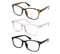 3 piezas gafas sin graduar mujer，gafas para ordenador，mujer sin graduar