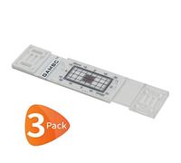 3 Piezas - GAMBC® Fisurometro grietas - Medidor Manual de Grietas en Paredes - Para Medir y Registrar Lesiones y Grietas en Superficies Planas de Mampostería