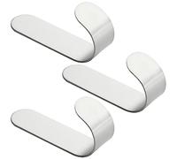 3 Piezas Ganchos Adhesivos Acero Inoxidable para Pared, Colgadores De Pared Adhesivos para Baño, Cocina, Oficina, Armario - Colgador Toalla