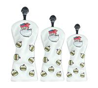 3 piezas Golf Headcover Set, Long Neck Golf Headcover, Golf Hybrid Headcover, Portable Neck Cover, Compact Headcover, Sturdy Headcover For Golf, (13.39x6.69x0.79 Inches) Multicolor