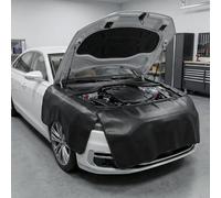 3 Piezas Guardabarros de Coche Mecánico, Auto Funda de Guardabarros con Magnético, Cuero Sintético Cubierta Protege Pintura del Coche Faldillas Antibarro para Todos Vehículos