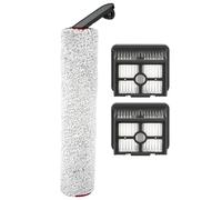 (3 piezas) H12 Pro Rodillos de cepillo y filtros HEPA de repuesto para Para la aspiradora inalámbrica para seco y húmedo Dreame H12 Pro/H12 Dual, 1 rodillo de cepillo, 2 filtros, piezas de repuesto
