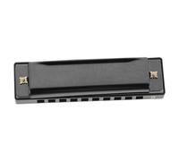 3 Piezas harmónica armónica para principiantes clave de c instrumentos musicales instrumento musical harmonica semitono de 10 agujeros Black Abaodam