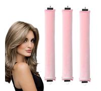 3 Piezas Heatless Hair Curlers,Rizos sin Calor,Rulos Pelo Grandes,Rizador Pelo sin Calor de Goma,Ondas sin Calor,Bigudies Pelo,Rulos Flexibles para Rizar Pelo,Hair Rollers,Overnight Blowout Cabello