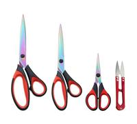 3 Piezas Hechas De Acero Inoxidable Y 1 Pieza De Tijeras En Forma De U, Tijeras A Medida, Herramientas De Corte De Papel Hechas A Mano, Ropa De Bricolaje, Cajas De Escritura De Oficina.