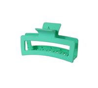 3 piezas hermosas y modernas de tamaño grande de 8 cm, flor de plumeria de 13 cm, pinza cuadrada mate, accesorios para el cabello para mujer (verde)