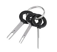3 piezas Herramientas de extracción de terminales de cable, Kit de herramienta de extracción de clavija de auto para terminal de auto(Mango de plástico)