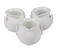 3 Piezas Jarra de Leche de Cerámica de Color Claro para Boquilla