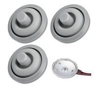 3 Piezas Junta Indicadora de Cocción para Olla a Presión - Compatible con WMF Perfect y Perfect Plus - Goma de Silicona Ø 3 cm - para Ollas 2,5L a 8,5L, Recambio para Goma Olla WMF Perfect