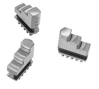 3 piezas K11-80 mandíbula interior Chuck Autocentrante Metal Horquilla Mandíbulas Metal Chuck Torno Piezas