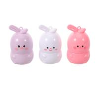 3 Piezas Lápiz Labial Camaleón Conejito Plástico Hidratante | Color Sensible Temperatura, Cuidado Nutritivo y Humectante, Estilo Kawaii para Salidas Diarias y Viaje