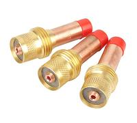 3 Piezas Lente De Gas Tig, Lente De Gas De Soldadura Resistente Al Calor De Cobre Con Cuerpo De Pinza 45V26 Con Diámetro De Orificio De 2,4 Mm Para Soplete De Soldadura Tig Wp-17, Wp-18, Wp-26