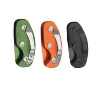 3 Piezas Llavero de Aleación de Aluminio Clip Integrado, Compacto