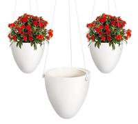 3 Piezas Macetas Colgantes, Maceta para plantas,Autorriego Maceta Decorativa Moderna Para Decoración de Interiores y exteriores, Jardineras Colgantes para La Decoración del Jardín del Hogar Boho