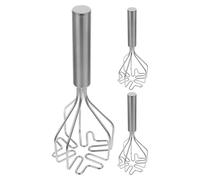 3 Piezas Machacador de Patatas de Acero Inoxidable, Resistente