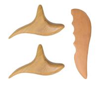 3 Piezas Masajeador De Madera, Masajeador Manual, Masajeador Corporal Para Piernas, Hombros, Espalda, Cuello