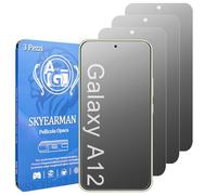 3 piezas mate de cristal templado para Samsung Galaxy A12 - Protector de pantalla ultra resistente antiarañazos y antihuellas para Samsung Galaxy A12, 6,5"
