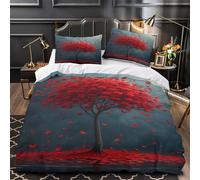 3 Piezas Microfibra Impresión 3D RedRoseTree Juego Fundas Edredón Diseño 3D Funda Almohada Suave Fantasy Funda Edredon for niños y niñas Double（200x200cm）