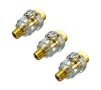 3 piezas Mini lubricador de aceite,Mini herramienta neumática en línea, Mini Lubricador Neumático,Mini lubricador de compresor, Mini lubricador en línea,1/4 Accesorios neumáticos,accesorios neumáticos